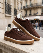 Emerson Men's Suede Gum Sole Sneakers