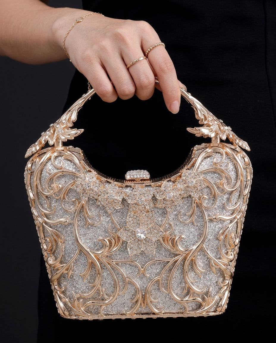 Ottoline Women's Baroque Filigree Clutch