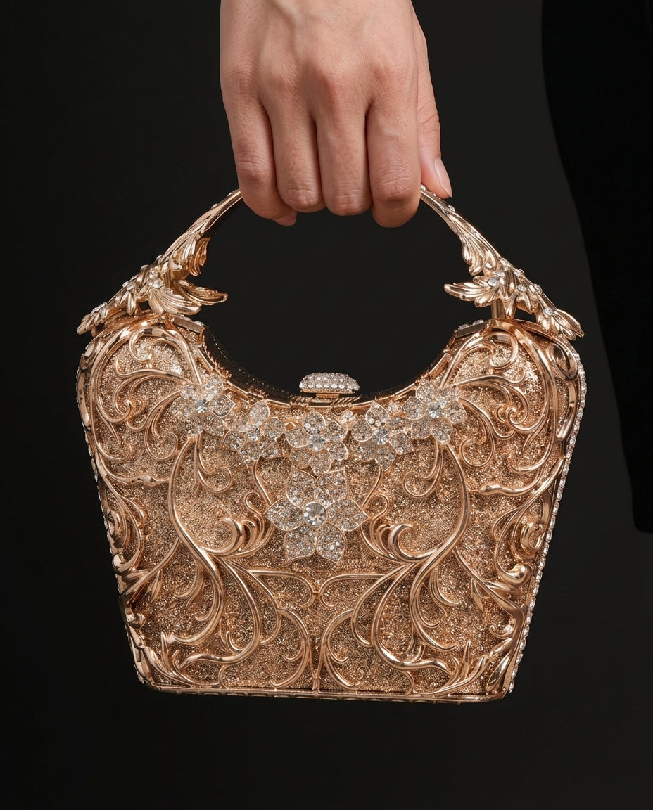 Ottoline Women's Baroque Filigree Clutch