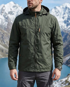 Ridgeline Men's Waterproof Hooded Rain Jacket