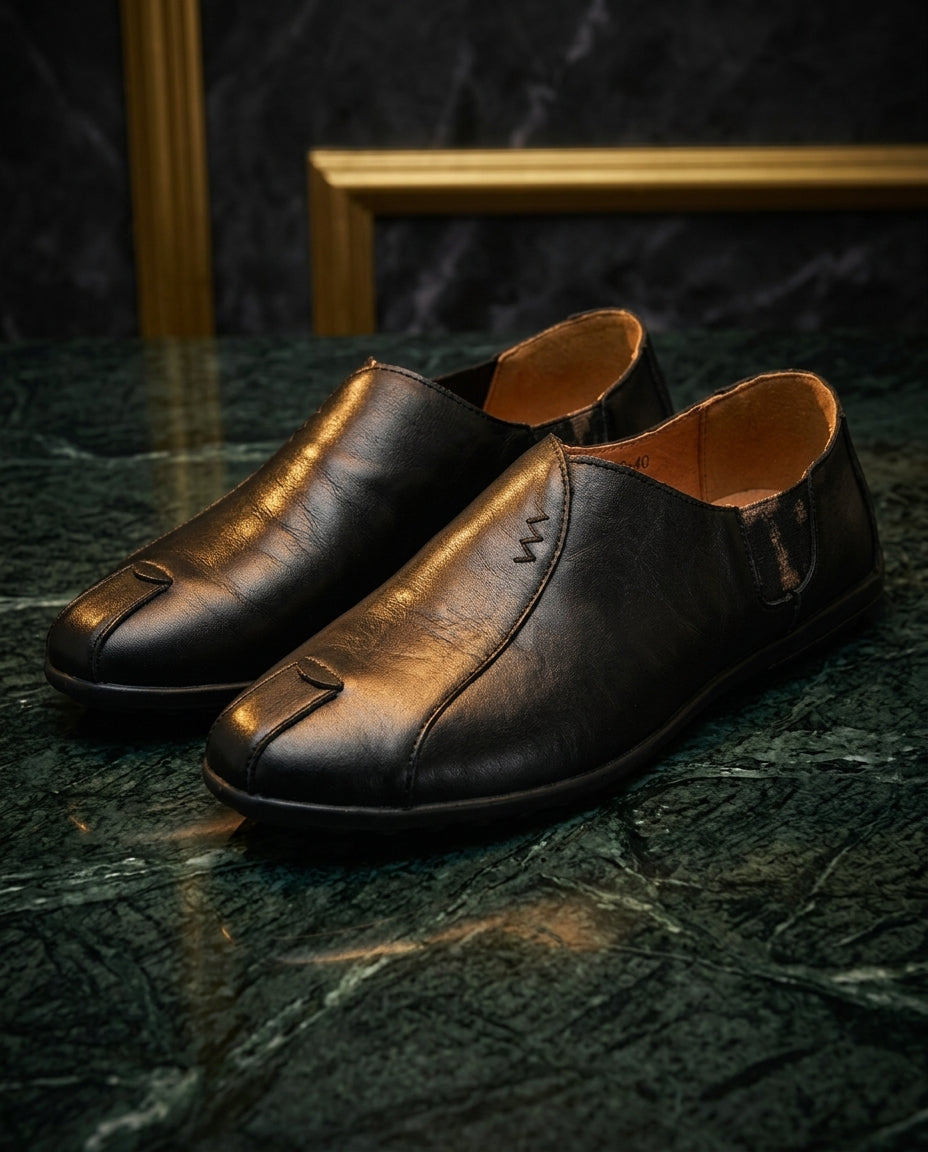 Emmett Men's Leather Slip On Loafers