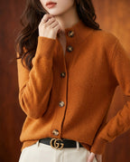 Elke Women's Wool Blend Knit Cardigan
