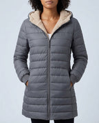 Junia Women's Quilted Hooded Puffer Coat