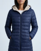 Junia Women's Quilted Hooded Puffer Coat