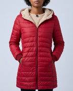 Junia Women's Quilted Hooded Puffer Coat