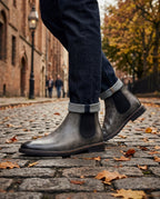 Alaric Men's Faux Leather Chelsea Boots
