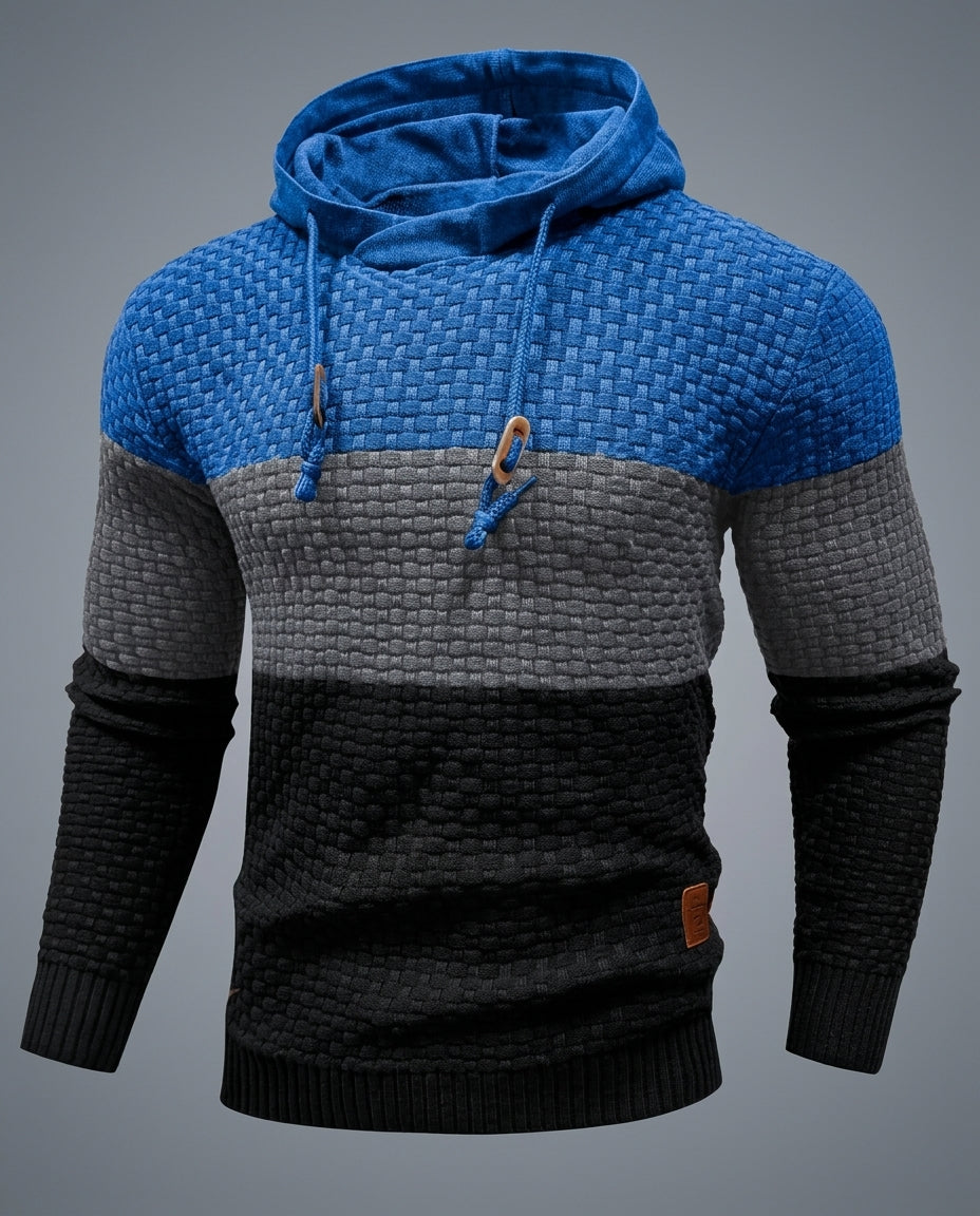 Sullivan Men's Color Block Knit Hoodie
