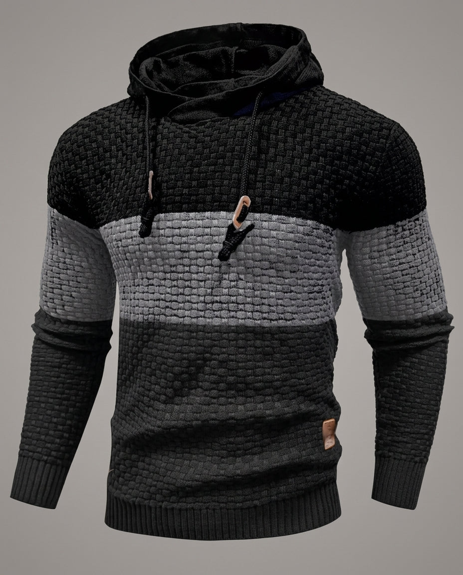 Sullivan Men's Color Block Knit Hoodie