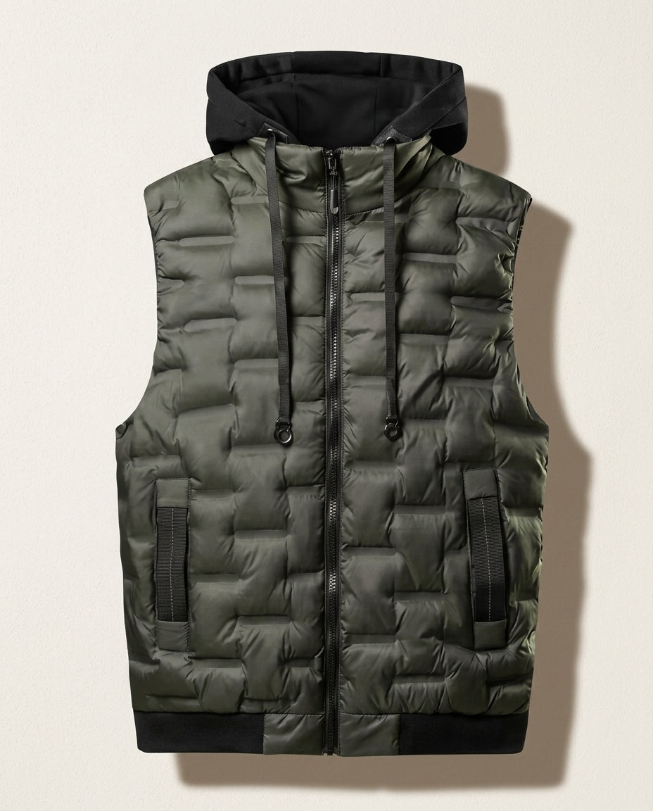 Corbin Men's Quilted Hooded Vest