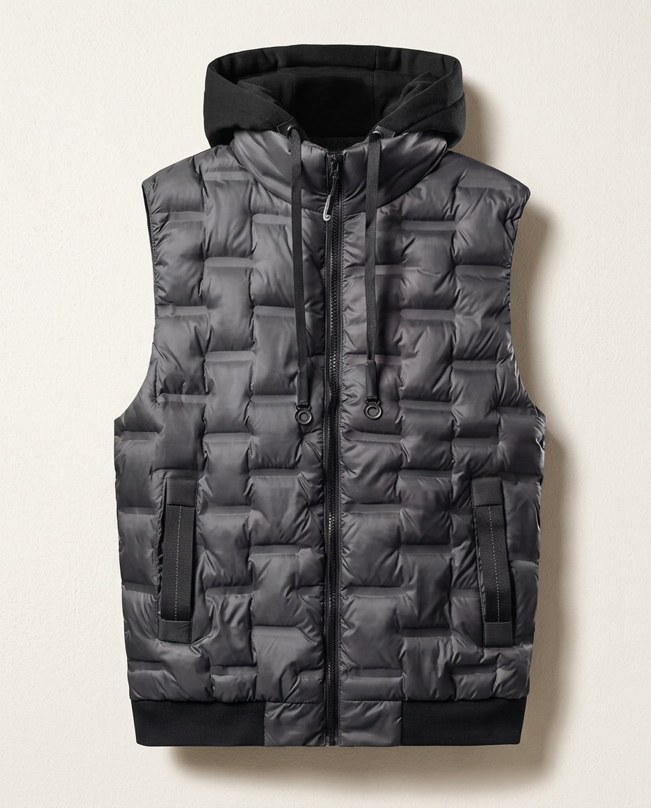 Corbin Men's Quilted Hooded Vest