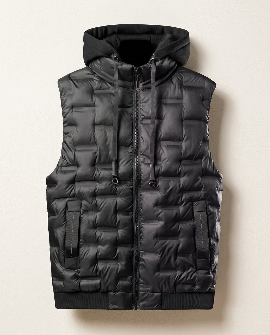 Corbin Men's Quilted Hooded Vest