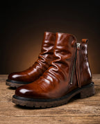 Callum Men's Vintage Italian Leather Boots