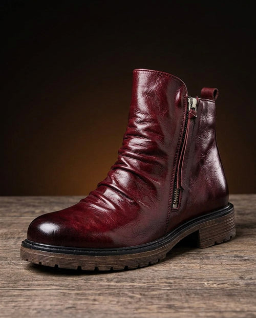 Callum Men's Vintage Italian Leather Boots