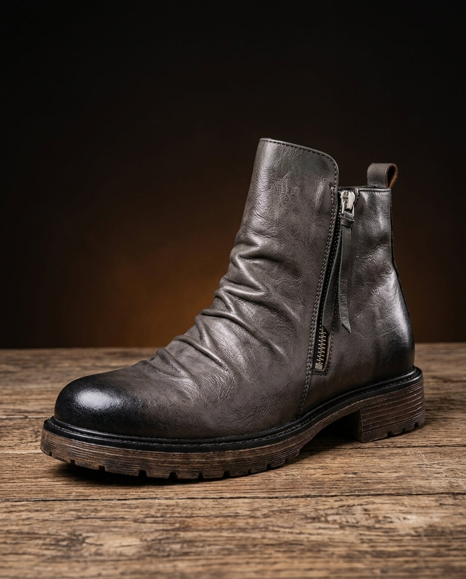Callum Men's Vintage Italian Leather Boots