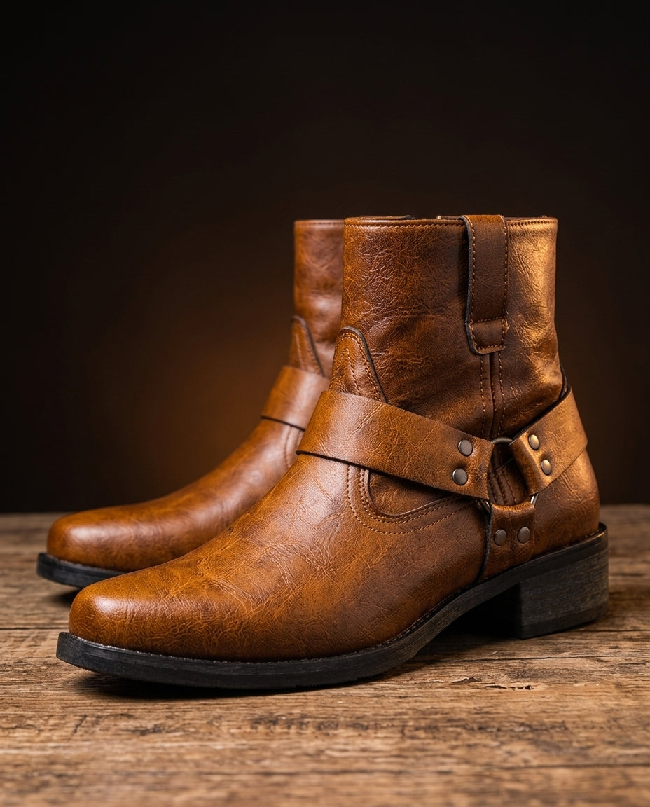 Landon Men's Vintage Leather Boots
