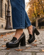 Greer Women's Brogue Platform Loafers