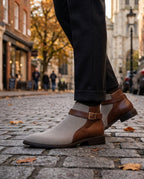 Ansel Men's Orthopedic Leather Chelsea Boots