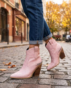 Nadia Women's Chain Wedge Ankle Boots