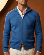Ellison Men's Merino Wool Zip Cardigan