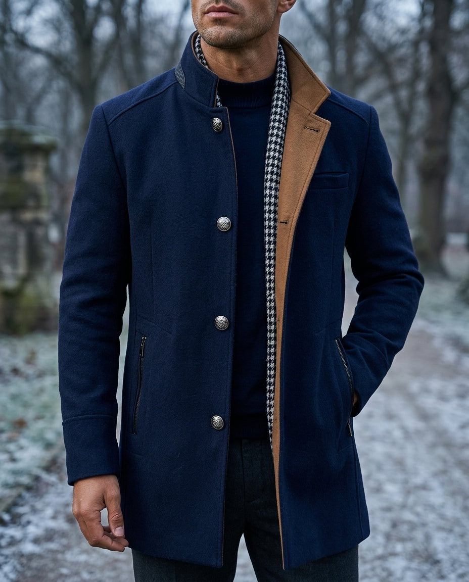 Alaric Men's Wool Tailored Winter Coat