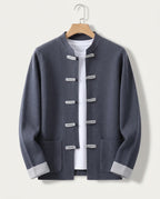 Ronin Men's Cashmere Mandarin Cardigan