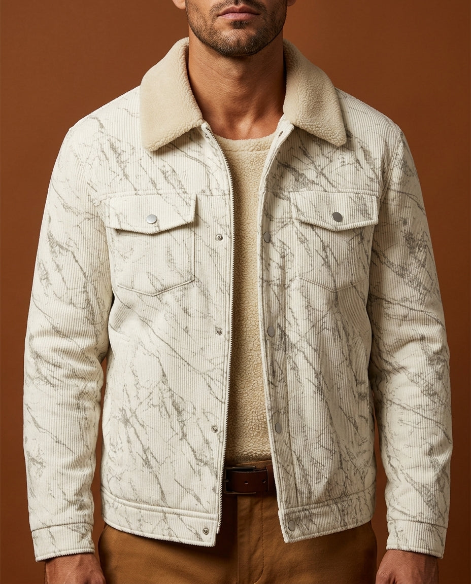 Bram Men's Corduroy Trucker Jacket