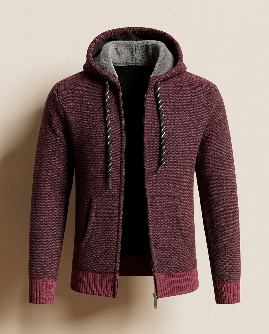 Wilder Men's Breathable Cotton Zip Hoodie
