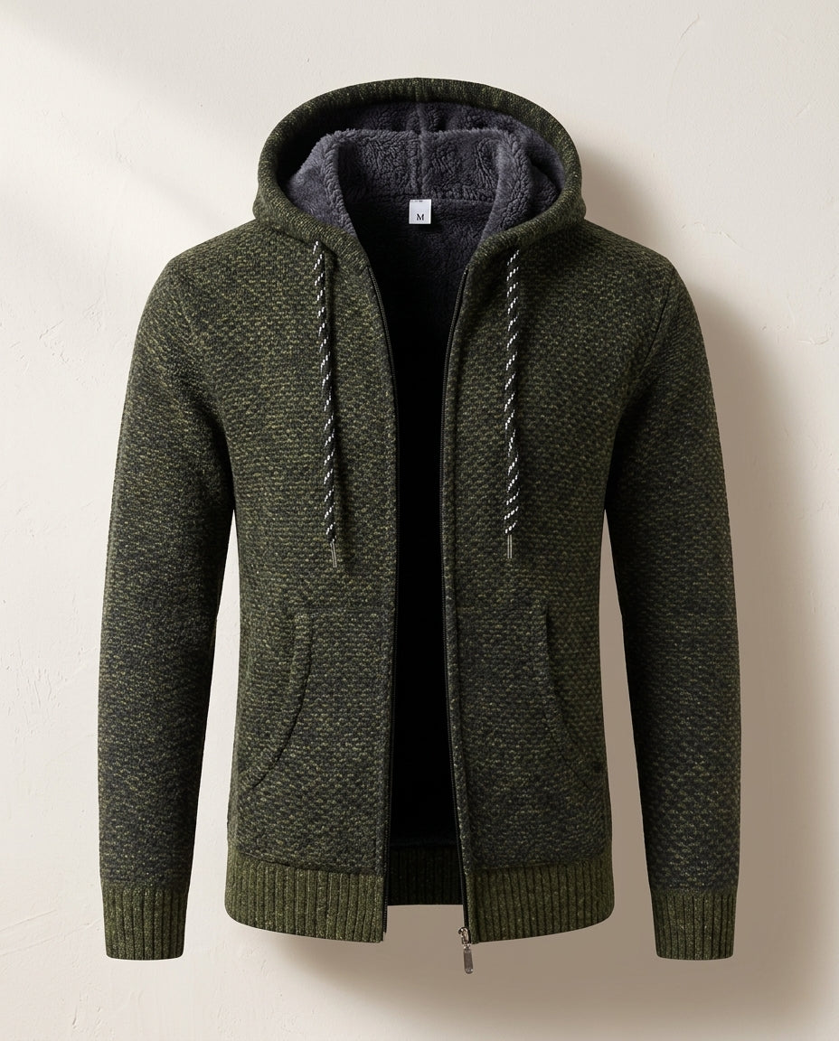 Wilder Men's Breathable Cotton Zip Hoodie