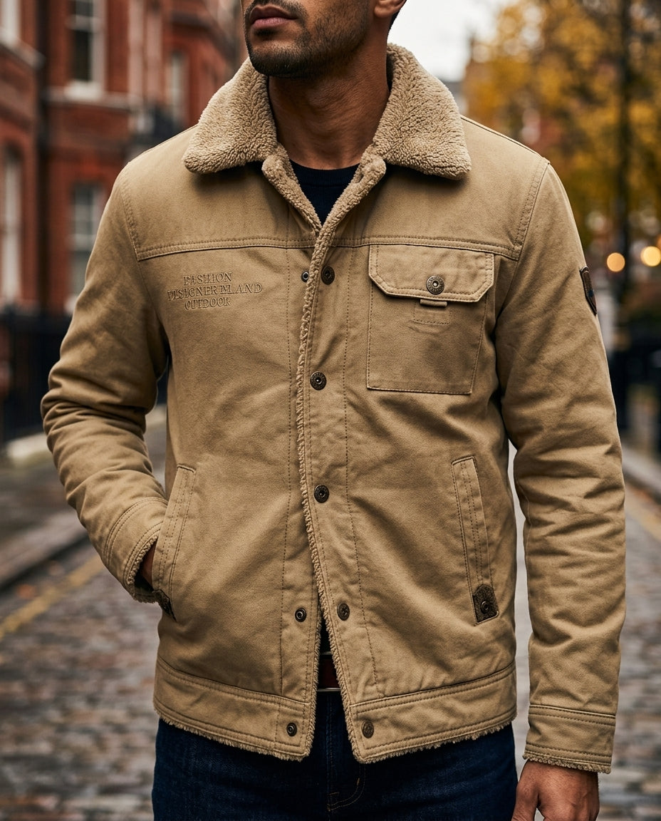 Anders Men's Sherpa Lined Field Jacket