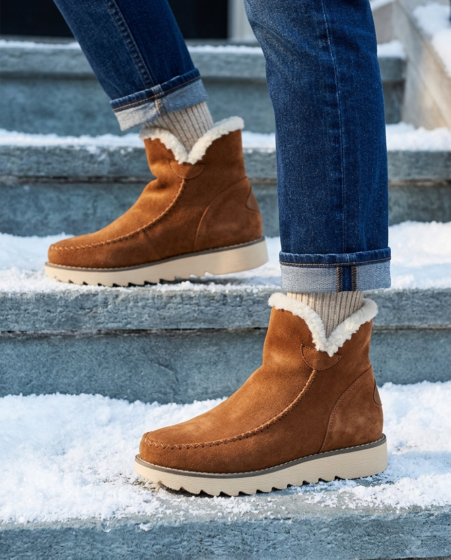 Astrid Women's Winter Lined Slip On Boots