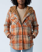 Greer Women's Plaid Fleece Lined Jacket