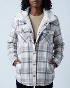 Greer Women's Plaid Fleece Lined Jacket