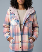 Greer Women's Plaid Fleece Lined Jacket