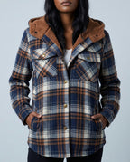 Greer Women's Plaid Fleece Lined Jacket