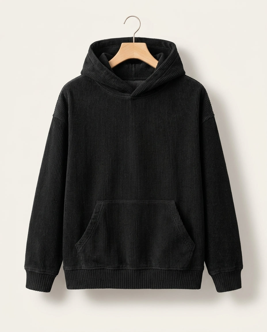 Roald Men's Corduroy Relaxed Fit Hoodie