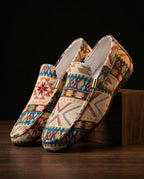 Orin Men's Aztec Canvas Loafers