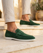 Leland Men's Perforated Suede Loafers