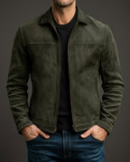 Rhydian Men's Structured Leather Jacket