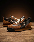 Ivo Men's Retro Leather Suede Sneakers