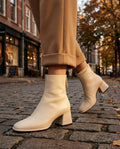 Linnea Women's Leather Block Heel Boots