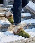Sigrid Women's Suede Fur Lined Mules