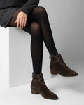 Romy Women's Pointed Suede Ankle Boots