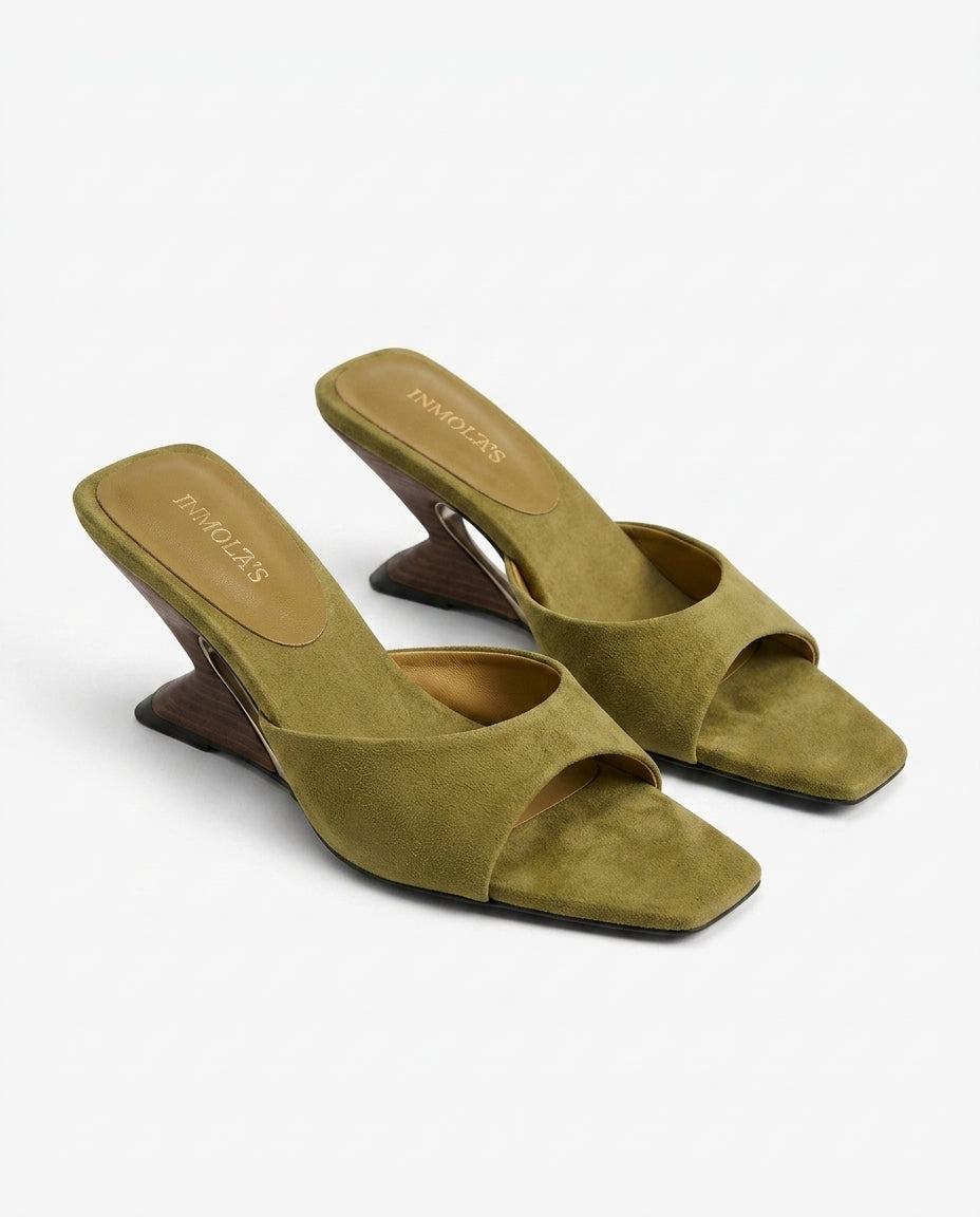 Vera Women's Pointed Toe Slip On Heels