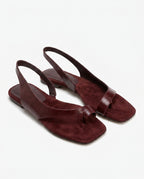Cleo Women's Leather Toe Post Sandals