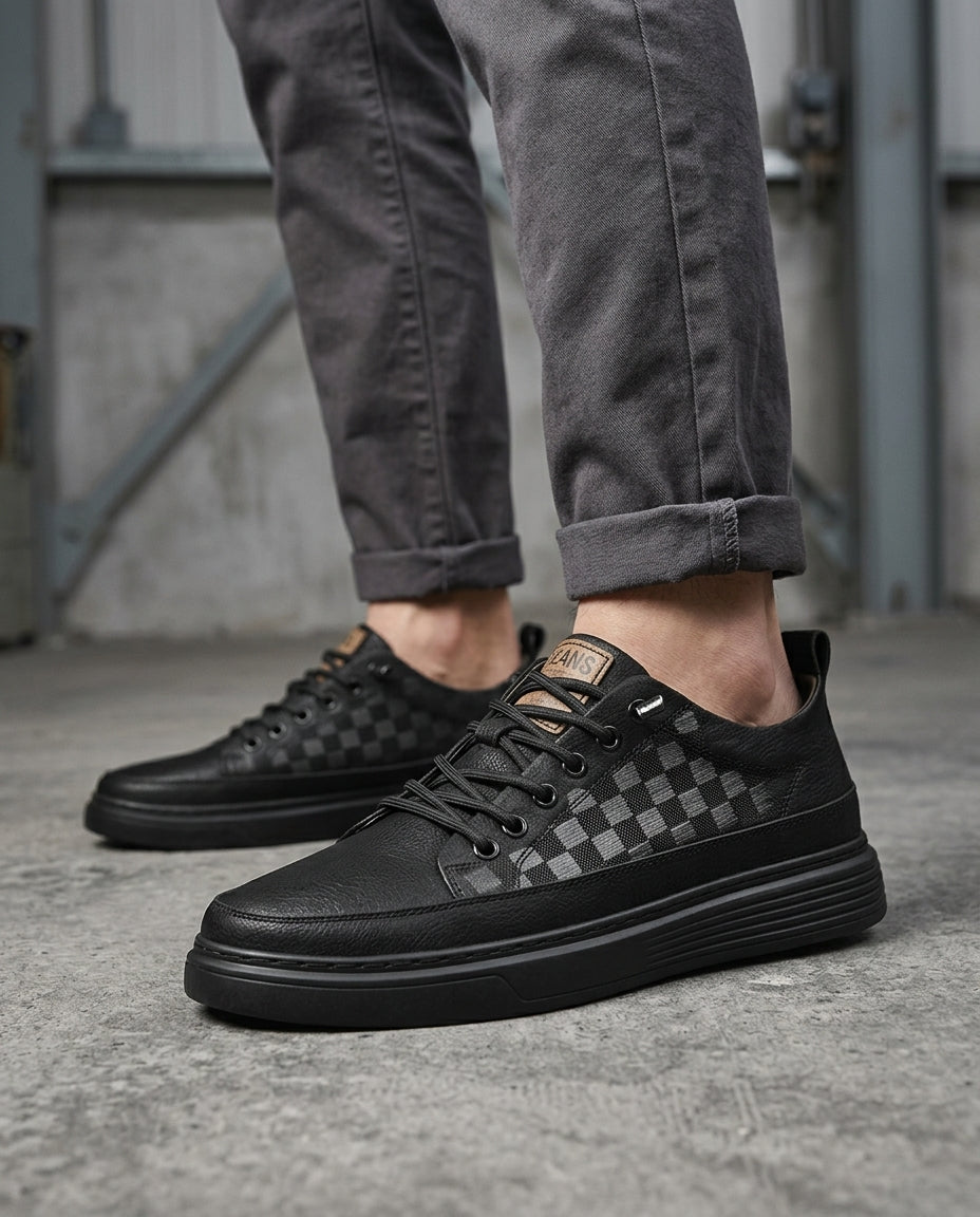 Aldous Men's Calfskin Leather Sneakers