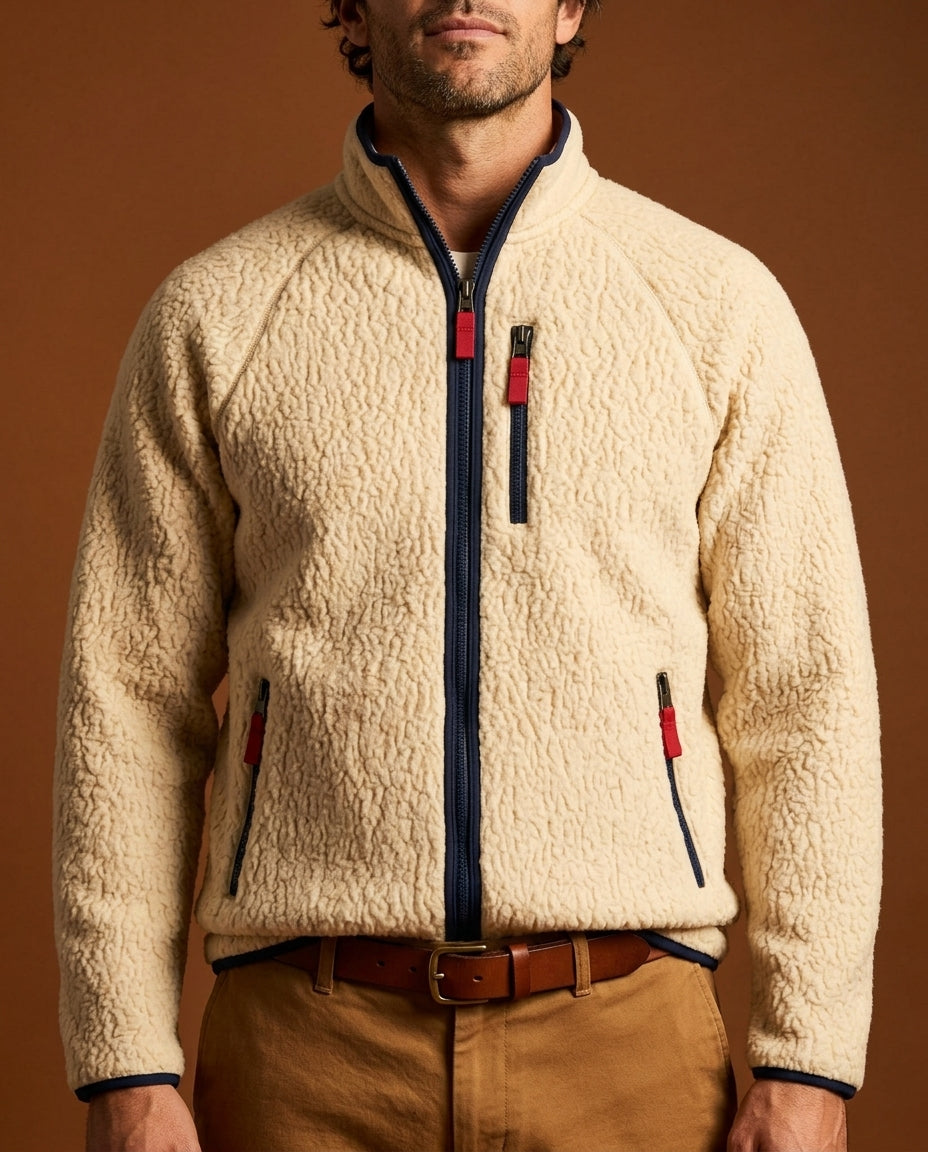 Osgood Men's Sherpa Fleece Zip Jacket