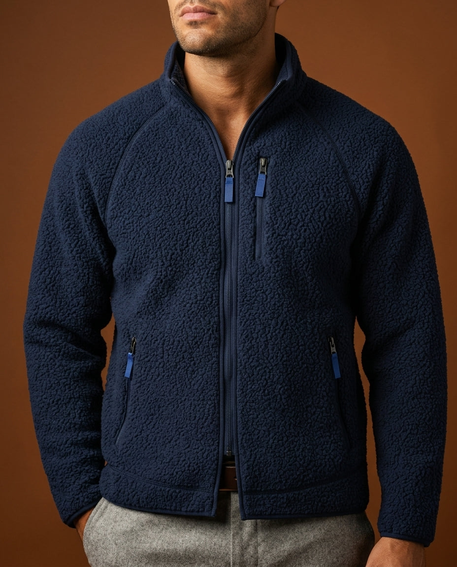 Osgood Men's Sherpa Fleece Zip Jacket