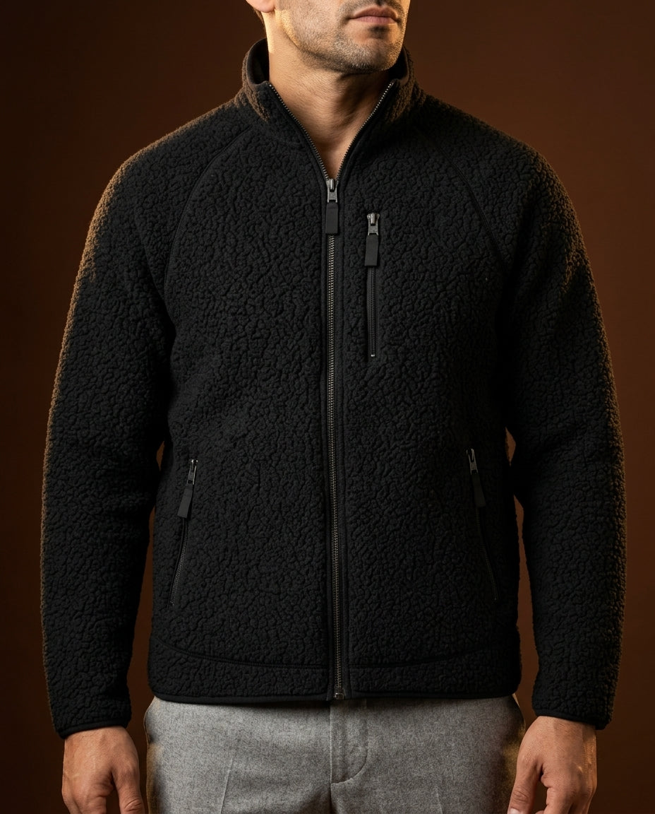 Osgood Men's Sherpa Fleece Zip Jacket