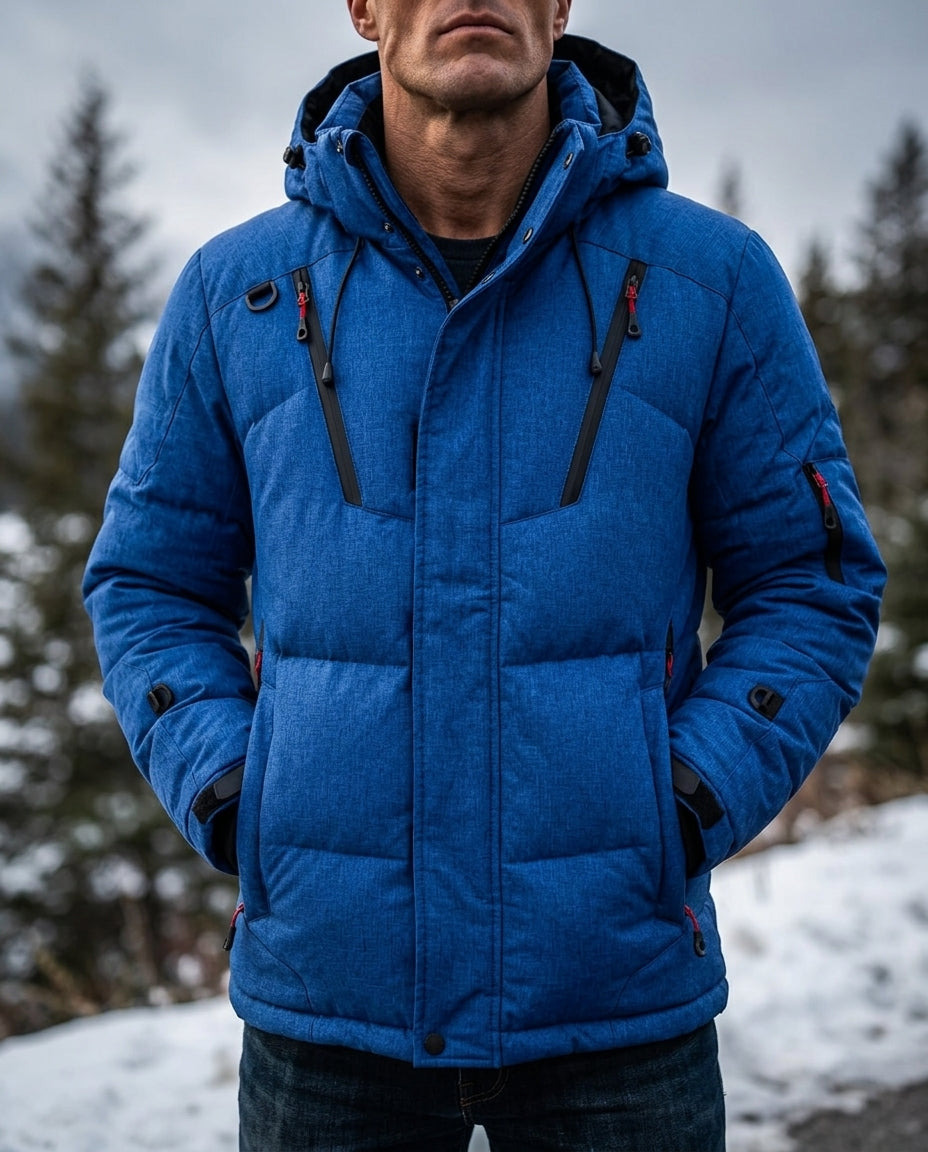 Ivor Men's Oversized Hooded Puffer Jacket