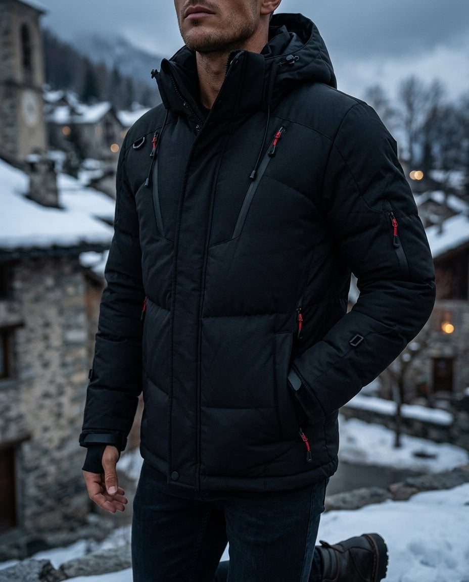 Ivor Men's Oversized Hooded Puffer Jacket